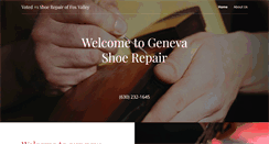 Desktop Screenshot of genevashoerepair.com